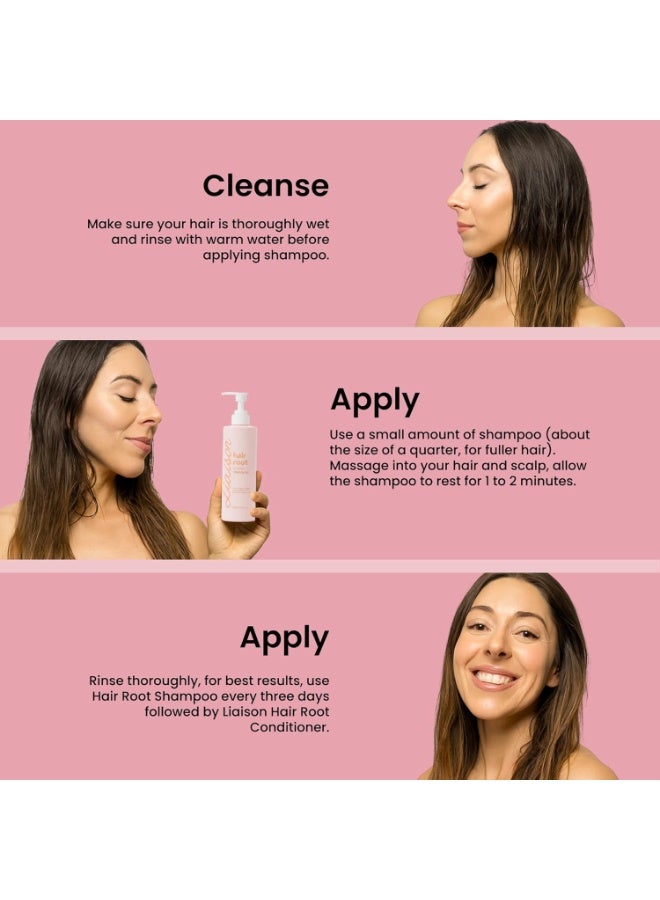 Liaison Hair Bond Shampoo for Women with Sea Buckthorn, Olive & Peppermint Oil - Promotes Strong, Thicker and Healthier Hair Growth - Nourishing and Hydrating (1 Pack) - Image 2